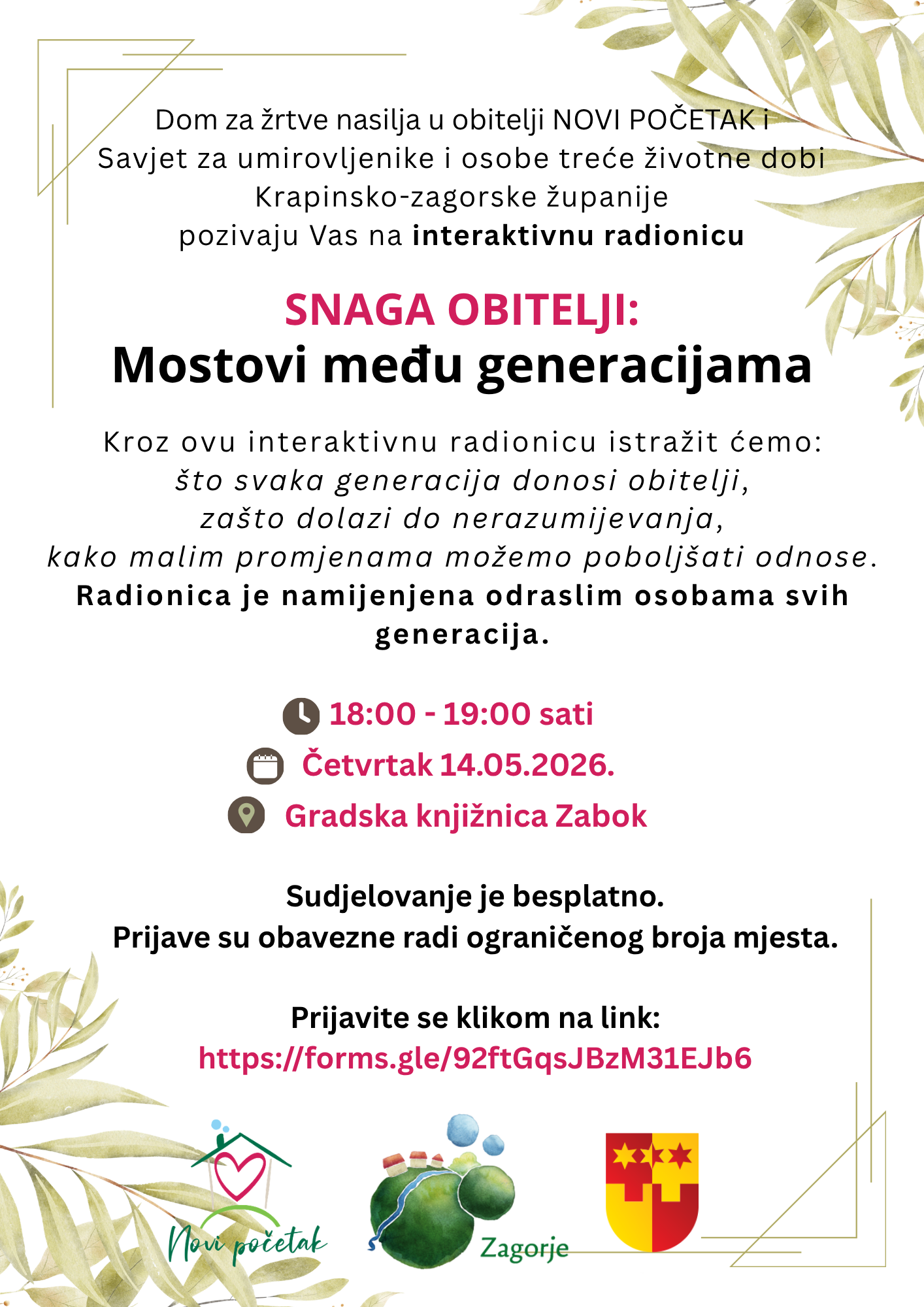 Snaga obitelji - Mostovi između generacija
