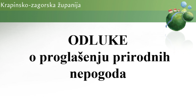 KZZ ODLUKE PRIRODNA NEPOGODA