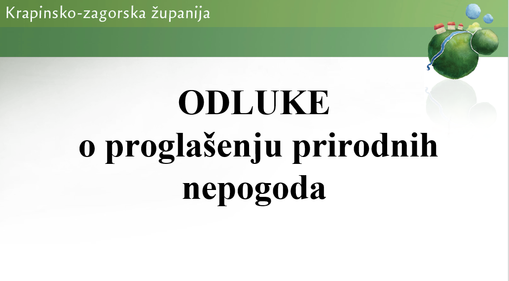 KZZ ODLUKE PRIRODNA NEPOGODA